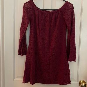 Cute burgundy dress